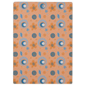 Zesty Zomer Bloemen Patroon Klembord (Achterkant)