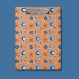 Zesty Zomer Bloemen Patroon Klembord