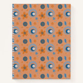 Zesty Zomer Bloemen Patroon Notitieboek (Voorkant)