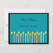 Zeszestien kaarles Birthday Uitnodiging (Achterkant)