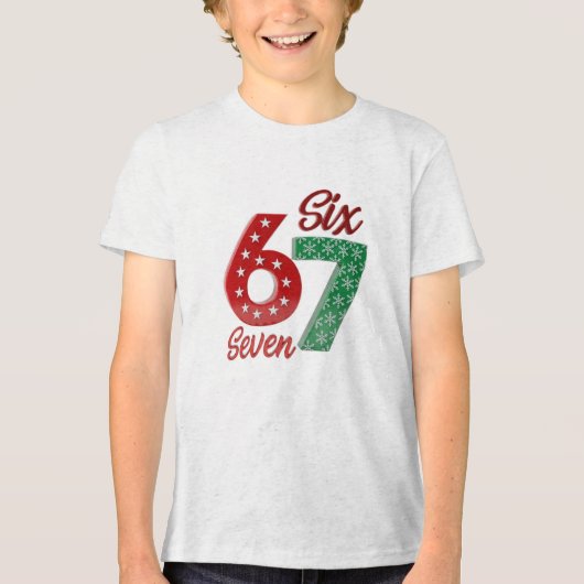 ZesZeven 67 Tri-Blend Shirt (Voorkant)