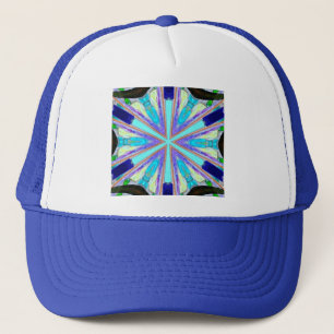 zeszijdig blauw pet met ster