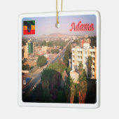 zET004 ADAMA, Ethiopië, Afrika, Keramisch Ornament (Links)