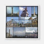 zET012 ADDIS ABABA, Mosaic, Ethiopië, Fridge Magneet (Voorkant)