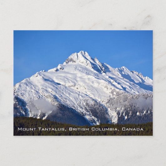 Zet BC Tantalus in Canada op Briefkaart (Voorkant)