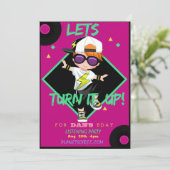 Zet de andere Kaart van de Uitnodiging van de Part (Staand voorkant)