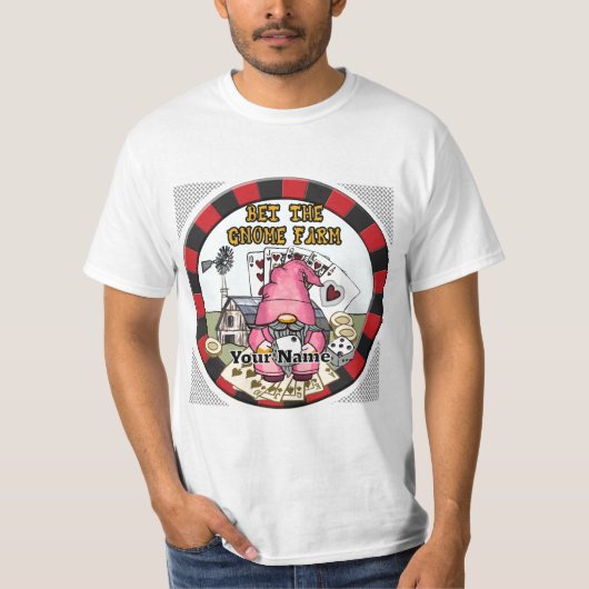 Zet de boerderij kabouter t-shirt (Voorkant)