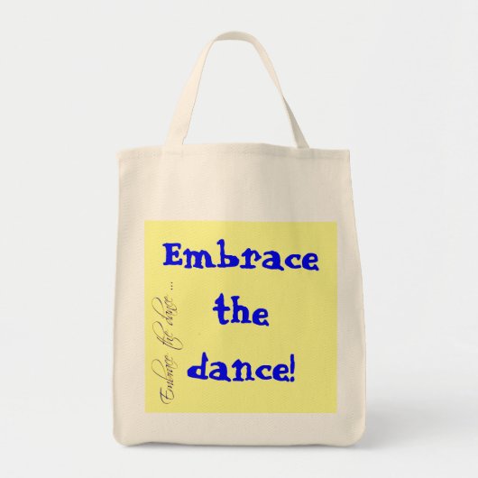 Zet de dans in! Organic Grocery Tas (Voorkant)