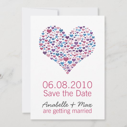 Zet de datum vast, lieve schat save the date (Voorkant)