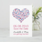 Zet de datum vast, lieve schat save the date (Staand voorkant)