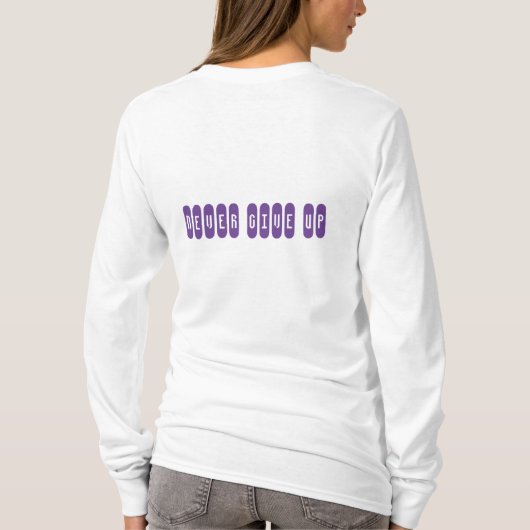 Zet de ene voet voor de andere t-shirt (Achterkant)