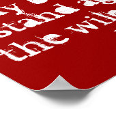 "Zet de hele harnas van God op, die je misschien . Poster (Hoek)