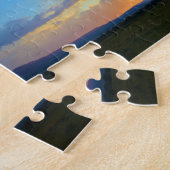 Zet de Hemel in brand bij zonsondergang Legpuzzel (Zijkant)