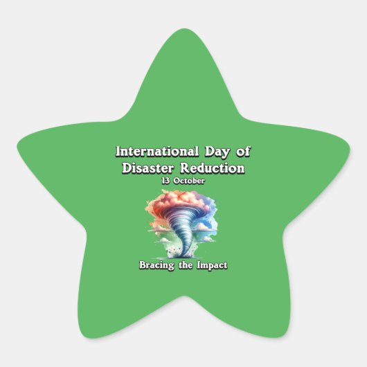 Zet de Impact vast. Ster Sticker (Voorkant)