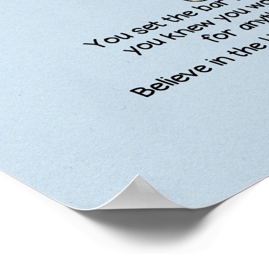 Zet de lat hoger poster (Hoek)