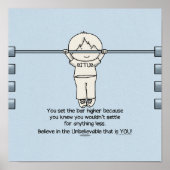 Zet de lat hoger poster (Voorkant)