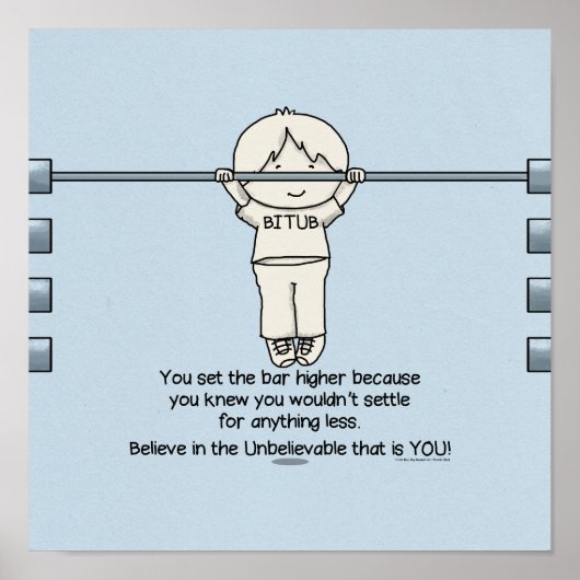 Zet de lat hoger poster (Voorkant)