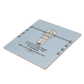 Zet de lat hoger tegeltje (Zijkant)