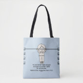 Zet de lat hoger tote bag (Voorkant)