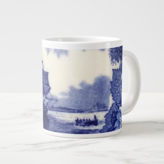 Zet de Mayflower op je Mok: Ontdek elke dag Grote Koffiekop (Voorkant rechts)