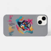 Zet de meowsic op - de beste kattenmuziek kleurrij iPhone hoesje (Achterkant horizontaal)