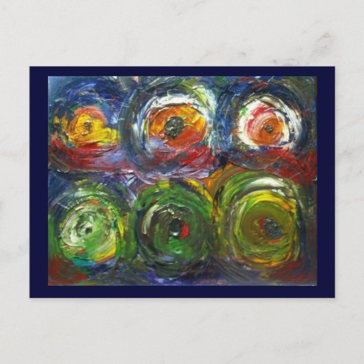 Zet de muziek omhoog briefkaart (Voorkant)