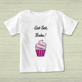 Zet de roze cupcake op zijn plaats