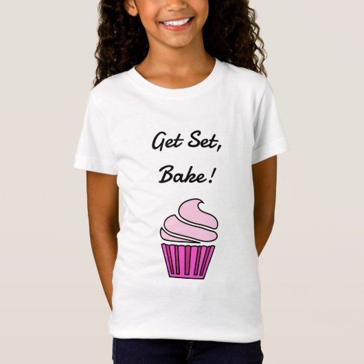 Zet de roze cupcake op zijn plaats t-shirt (Voorkant)
