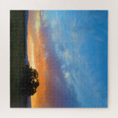 Zet de Sky Ablaze op Sunset 20x20 inch Legpuzzel (Horizontaal)