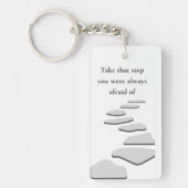 Zet de stap sleutelhanger (Voorkant)