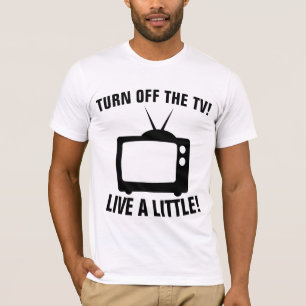 ZET DE TV UIT! ANTI-TELEVISIE T-SHIRTS