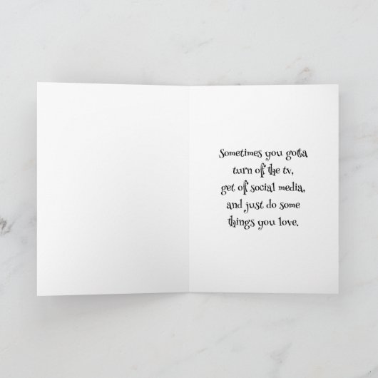 Zet de tv uit, doe wat zelfliefde vriendschap kaart (Binnen)