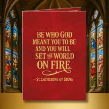 Zet de wereld in brand Bevestiging Catherine Siena