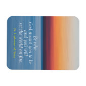 Zet de wereld op brandmagneet magneet (Horizontaal)