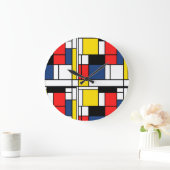 Zet deze Mondrische stijl klok in je kantoor (Huis)