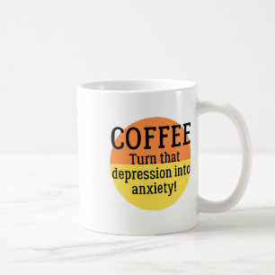 Zet die depressie in angst. Leuke geestelijke gezo Koffiemok