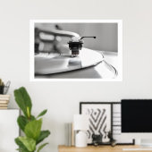 Zet die naald op de plaat poster (Thuiskantoor)