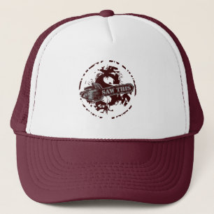 ZET DIT - Spatter Oval Burgundy Trucker Pet