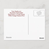 Zet Dora, FL op - het Huis van de Gast Briefkaart (Achterkant)