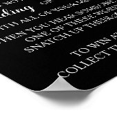 Zet een Ring op het Gezicht van het Spel van het V Poster (Hoek)