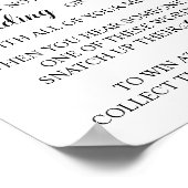 Zet een Ring op het Gezicht van het Spel van het V Poster (Hoek)