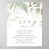 Zet een ring op het Vrijgezellenfeest spel Poster (Voorkant)