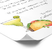 Zet er een ring op Taco thema Vrijgezellenfeest sp Poster (Hoek)