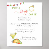 Zet er een ring op Taco thema Vrijgezellenfeest sp Poster (Voorkant)