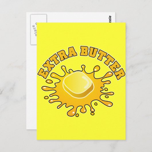 Zet er wat extra boter op! briefkaart (Voorkant / Achterkant)