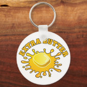 Zet er wat extra boter op! sleutelhanger (Voorkant)