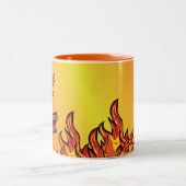 Zet er wat warmte op, pickleball tweekleurige koffiemok (Center)