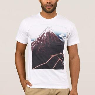 Zet Fuji ukiyo-E door Japans Hokusai op, T-shirt