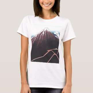 Zet Fuji ukiyo-E door Japans Hokusai op, T-shirt