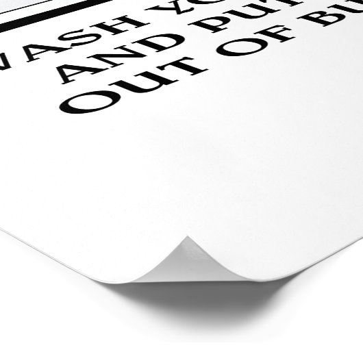 Zet Germs uit de handel! poster (Hoek)